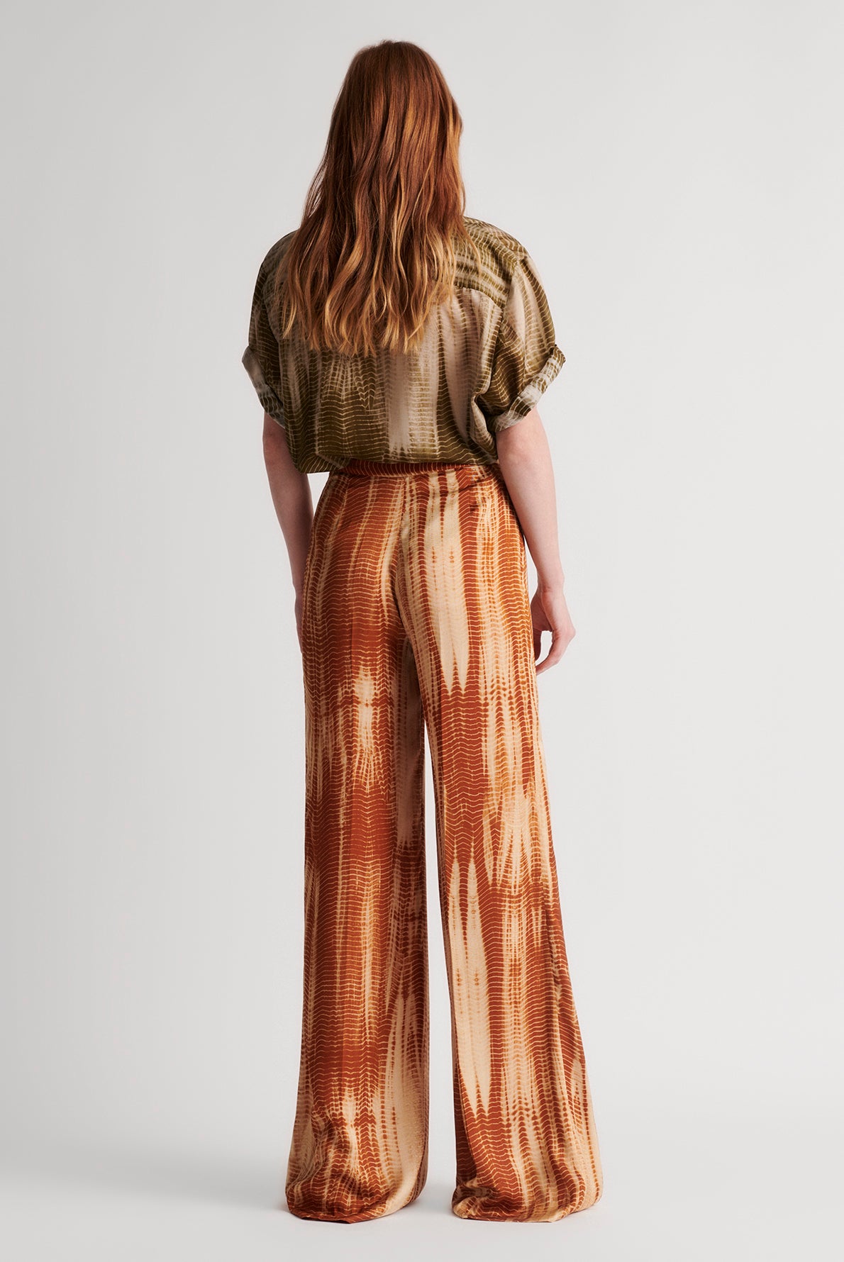 MAYANK - Pantalon large en twill Faume - seconde main