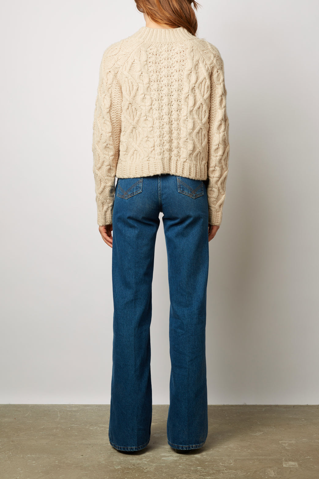 Gilet épais à torsades - LOULOU Faume - seconde main