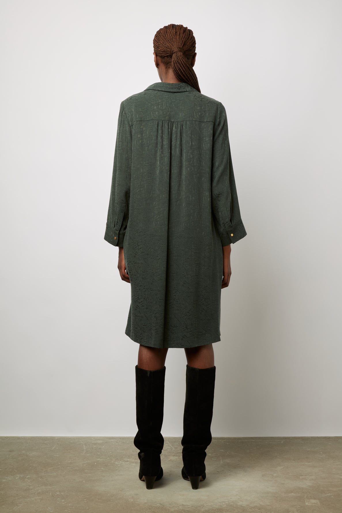 Robe courte et fluide Jacquard - JOANIE Faume - seconde main