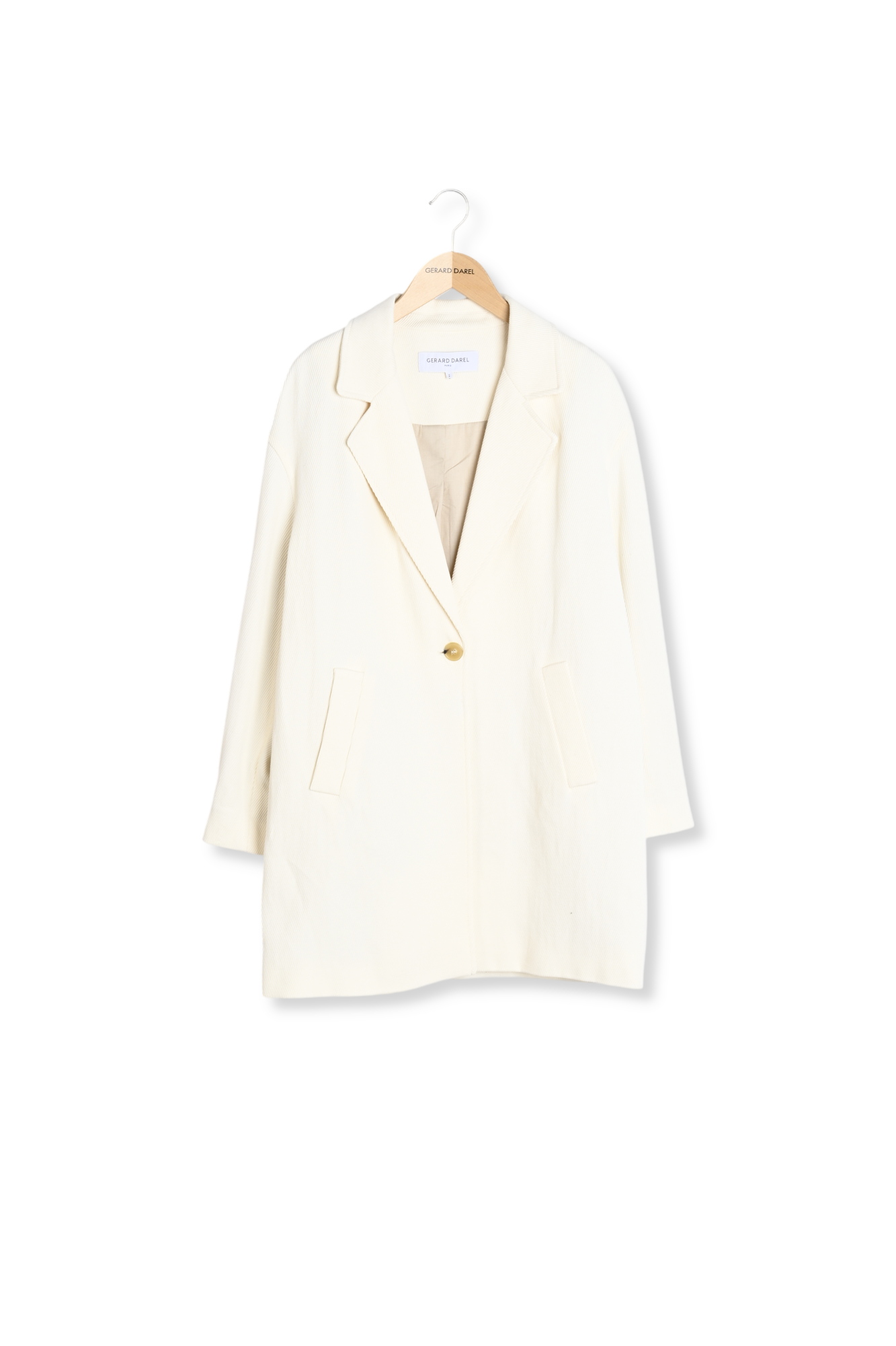 Manteau en coton et lin - SCARLET Faume - seconde main