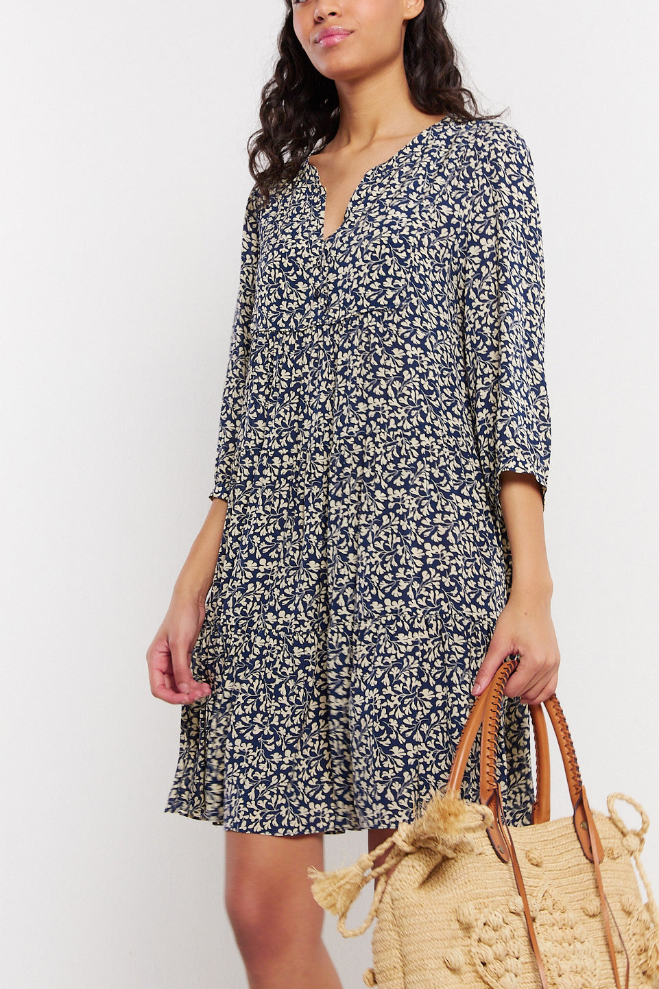 Robe fleurie à étages - JACOB Faume - seconde main