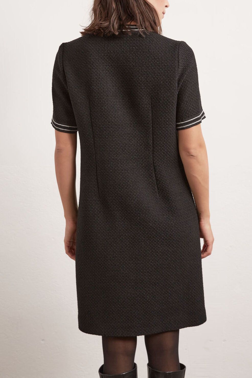 Robe V en tweed Faume - seconde main