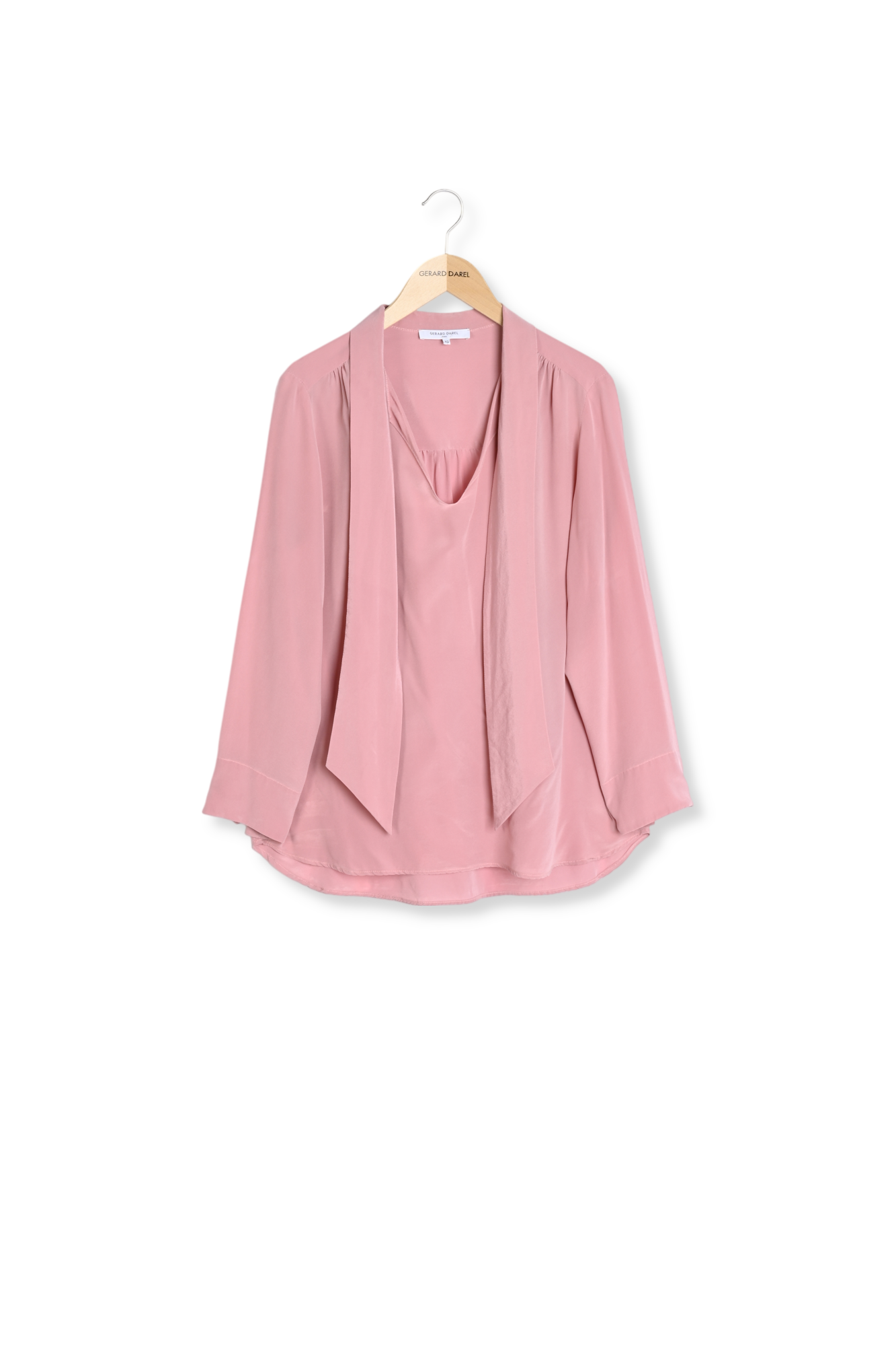 MADDIE - Blouse en soie lavallière Faume - seconde main