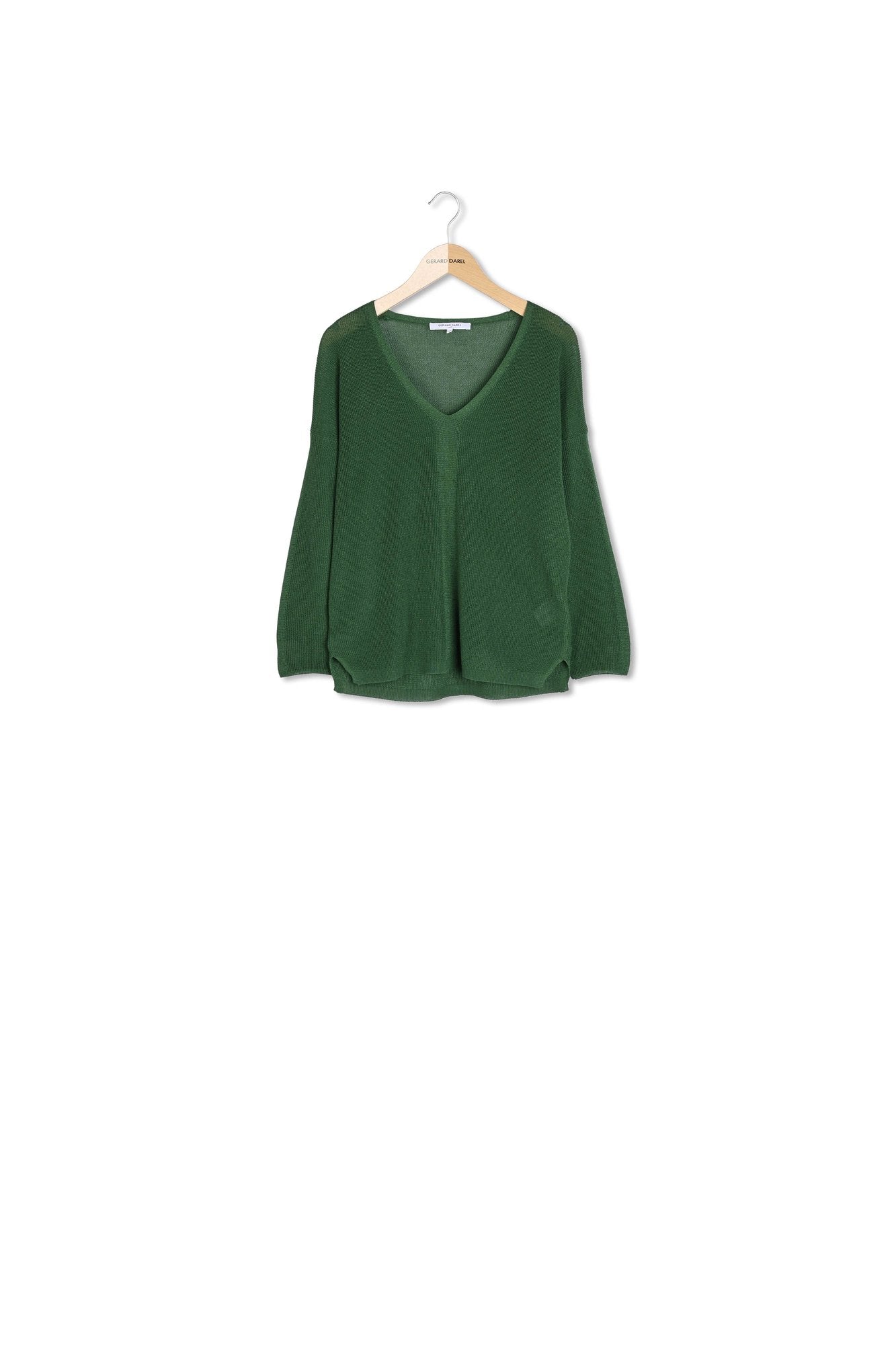 Pull col V en maille fluide - LEOLINE Faume - seconde main