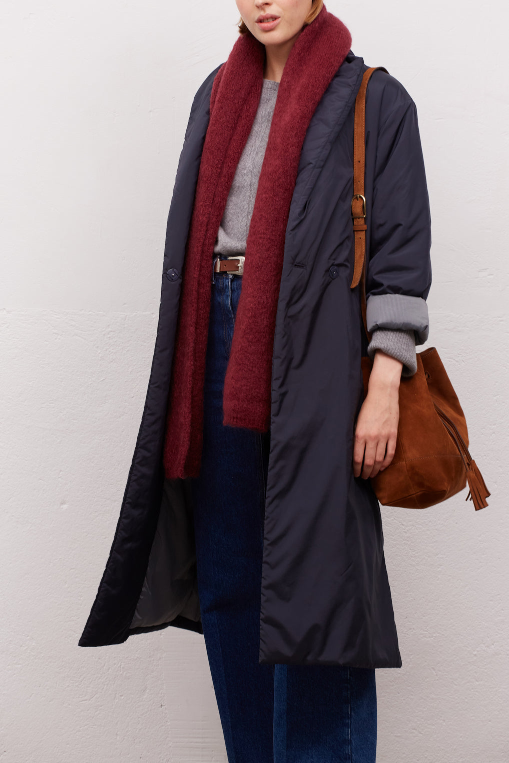 Doudoune longue col châle - SAO Faume - seconde main