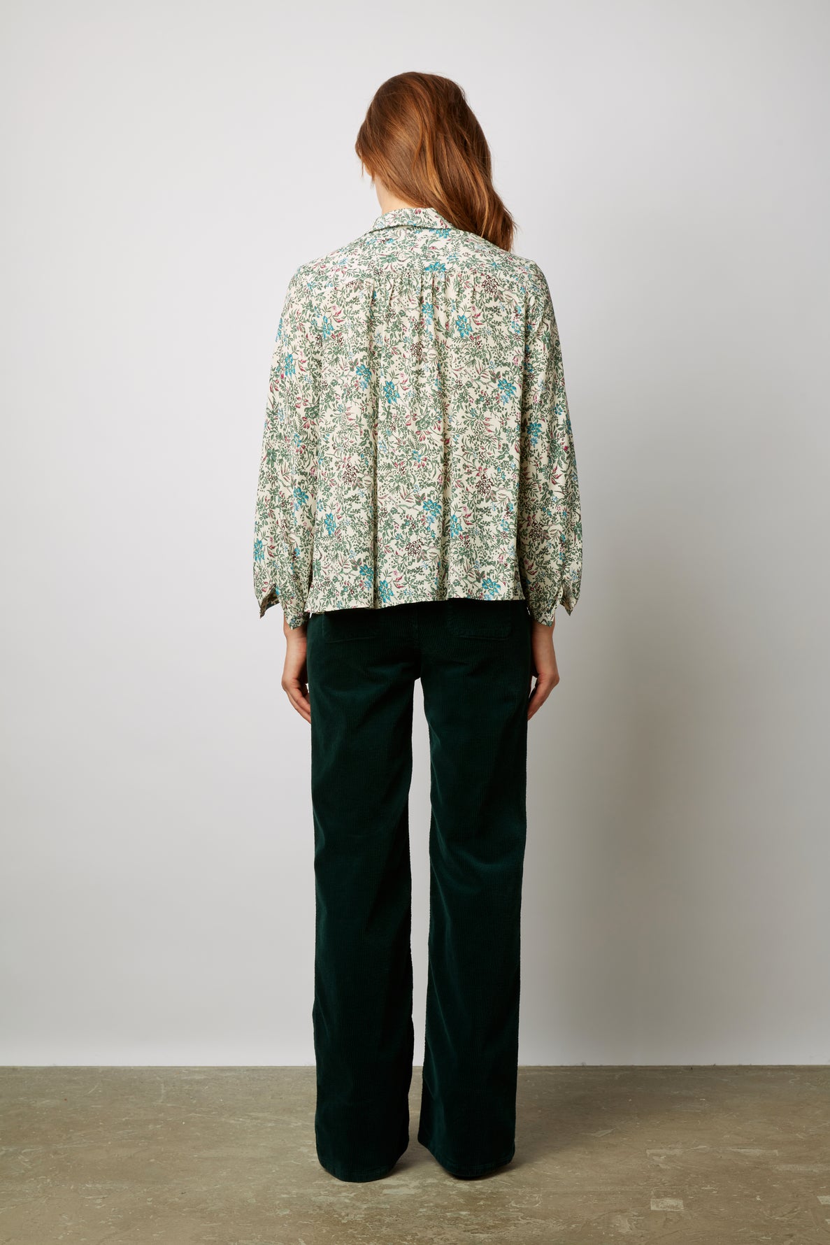 Chemise fluide à fleurs - COLOMBE Faume - seconde main