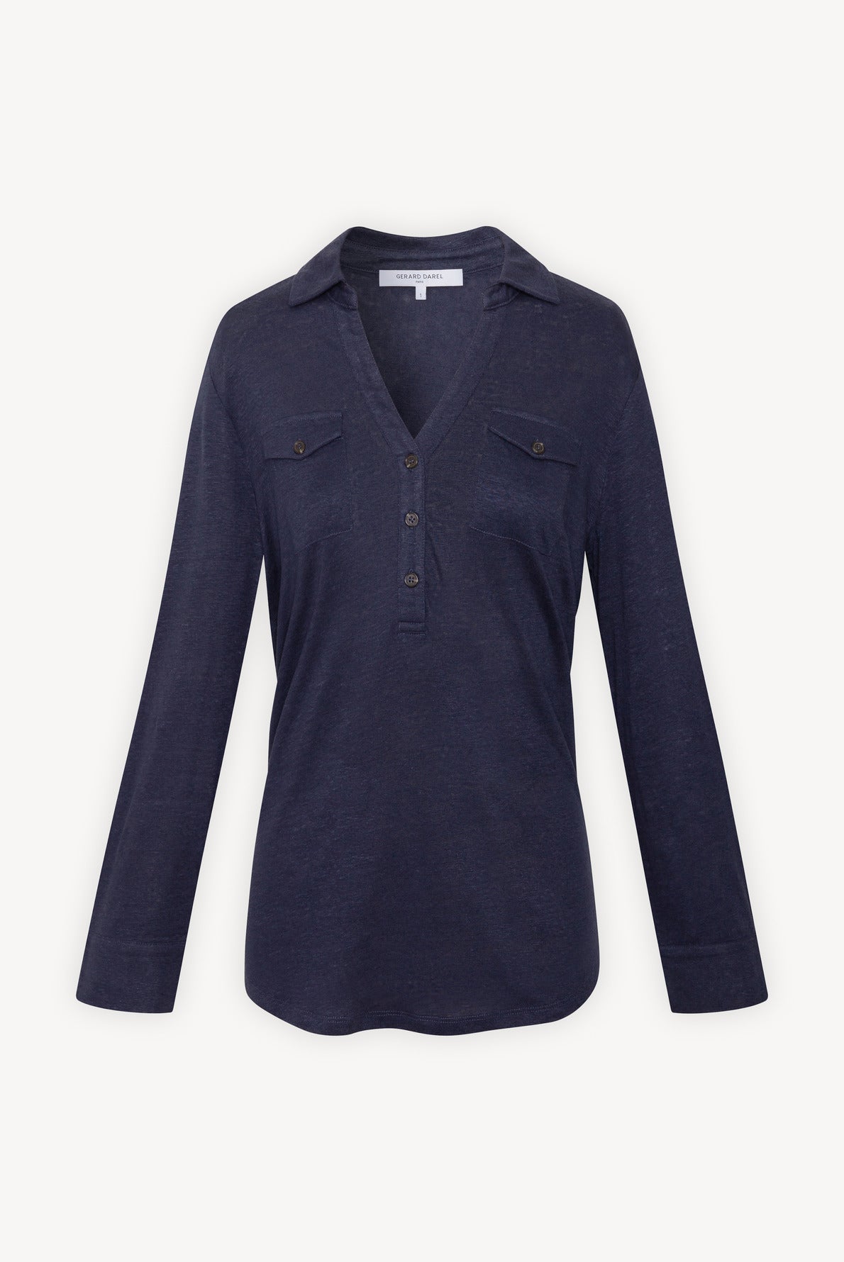 JEANNE - Chemise en jersey de lin Faume - seconde main