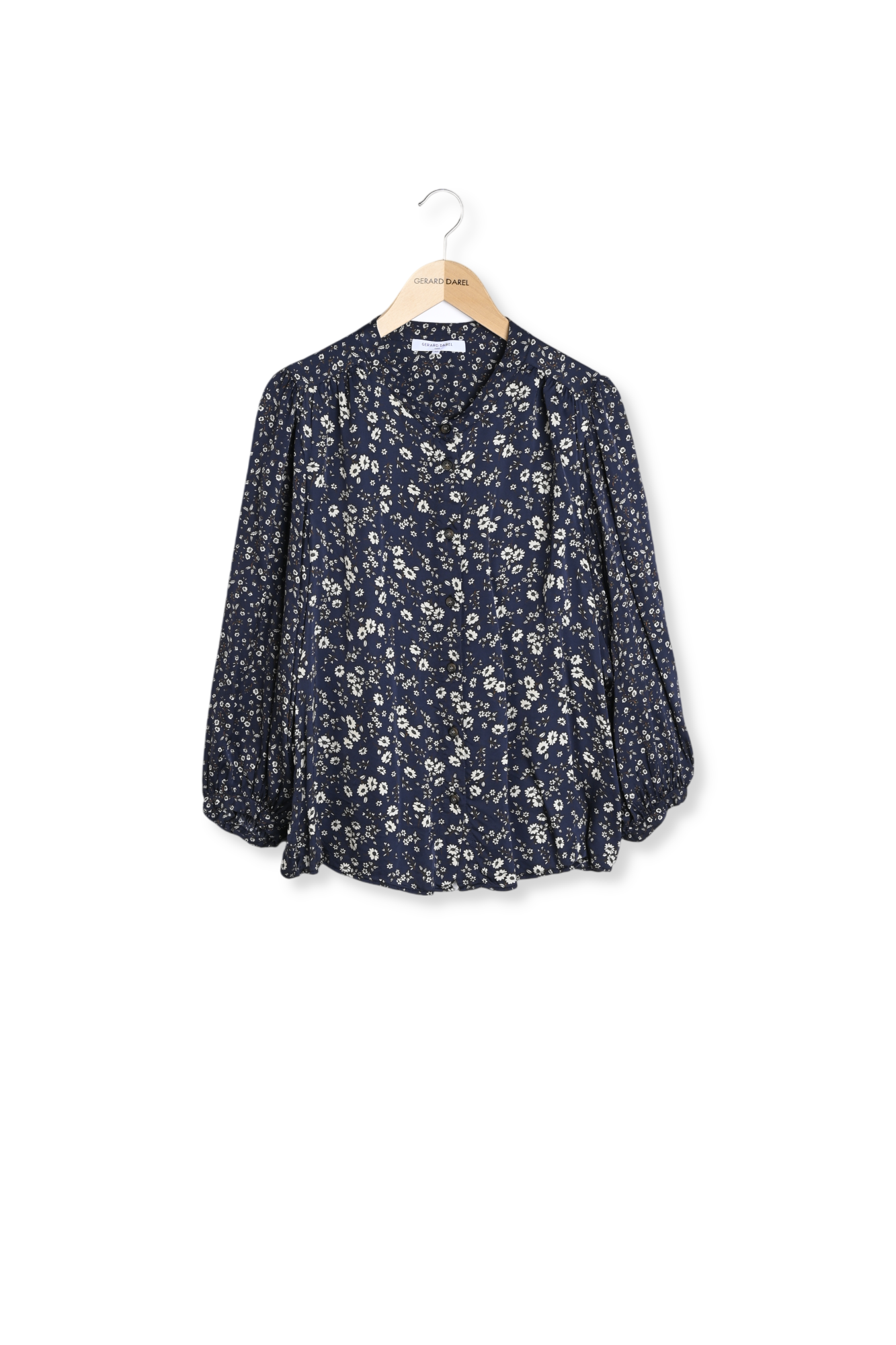 Chemise à fleurs en satin - ANAELLE Faume - seconde main