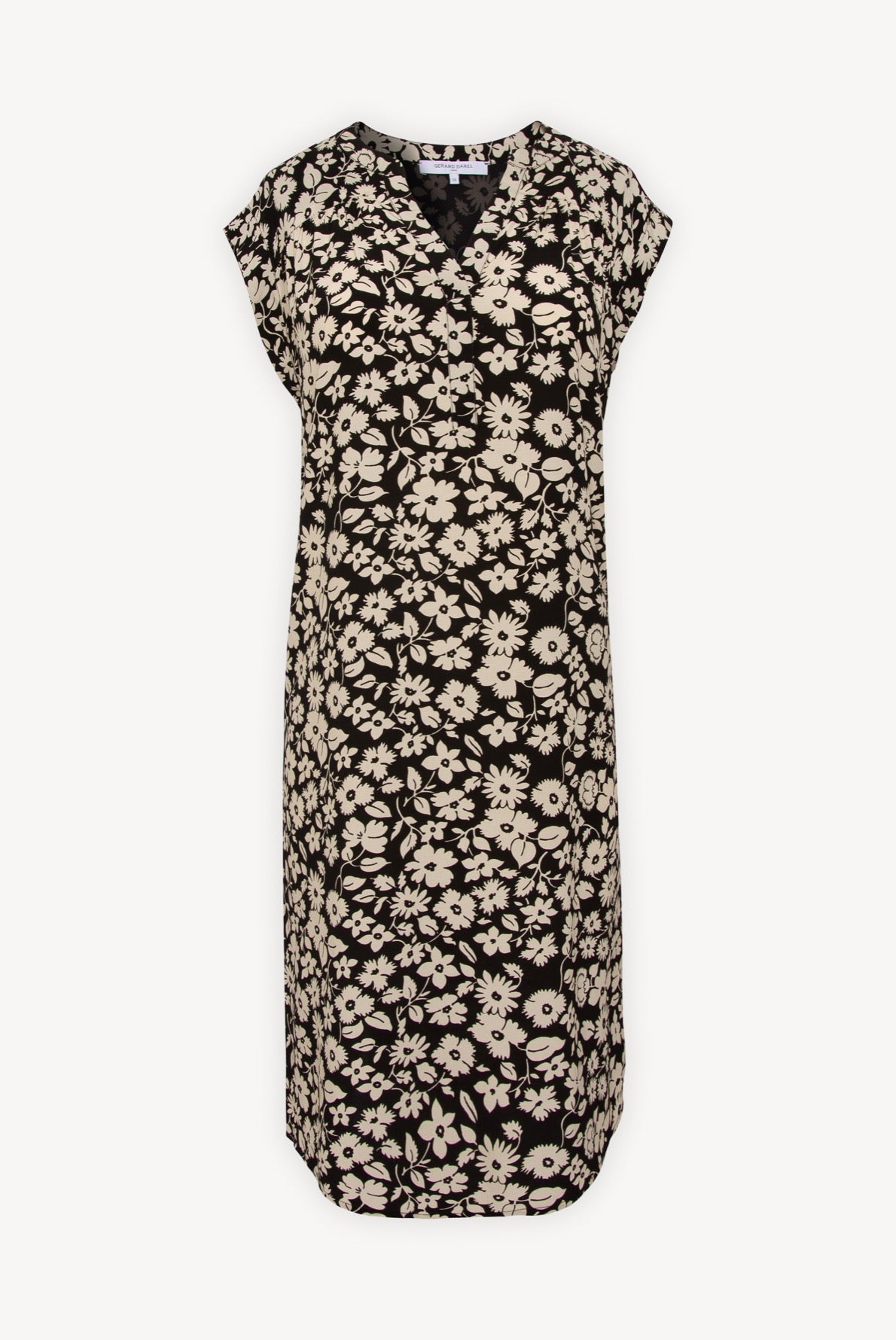 SCARLETTE - Robe V en soie Stretch Faume - seconde main