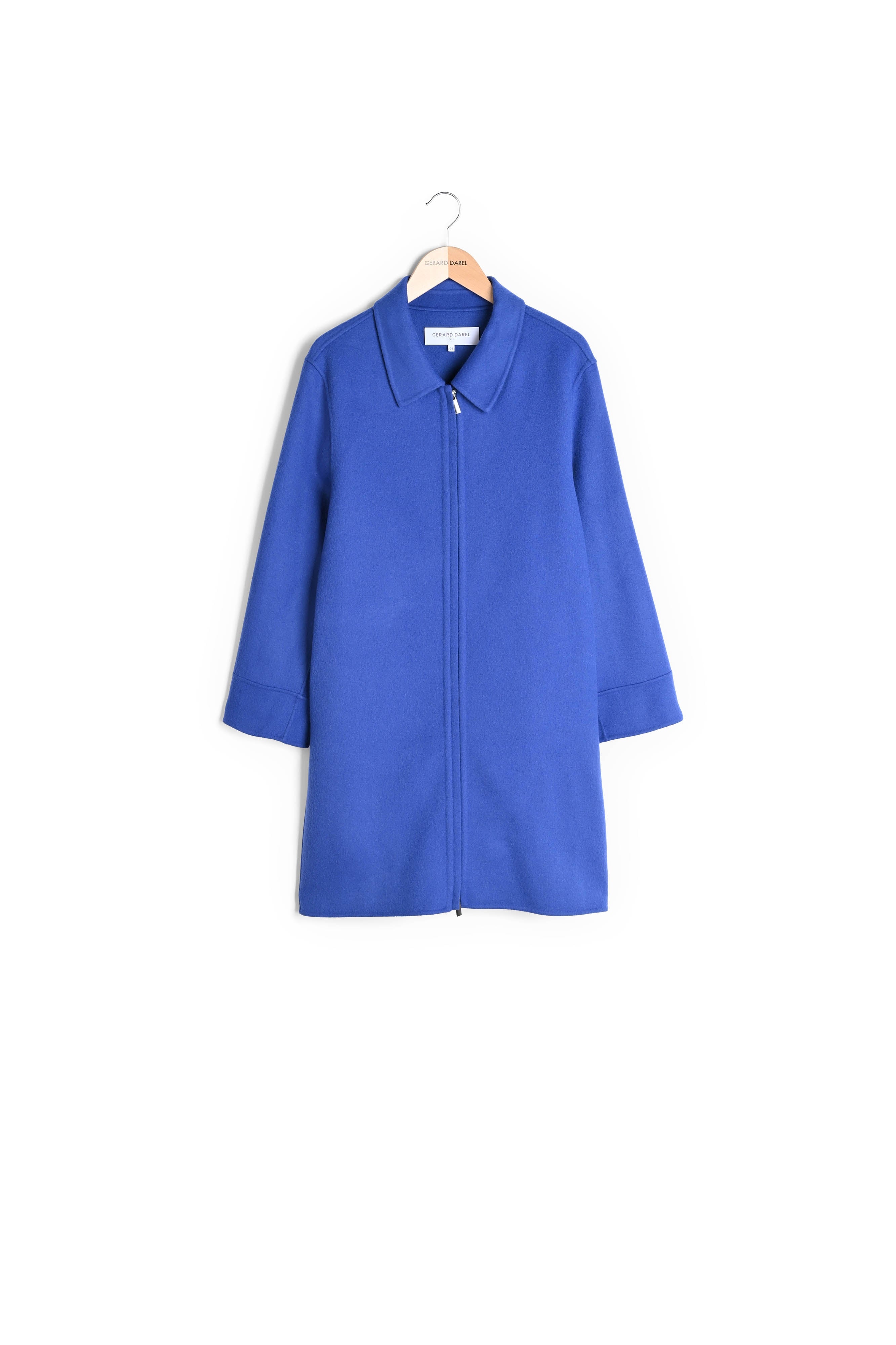 Manteau en laine zippé - SABELLE Faume - seconde main