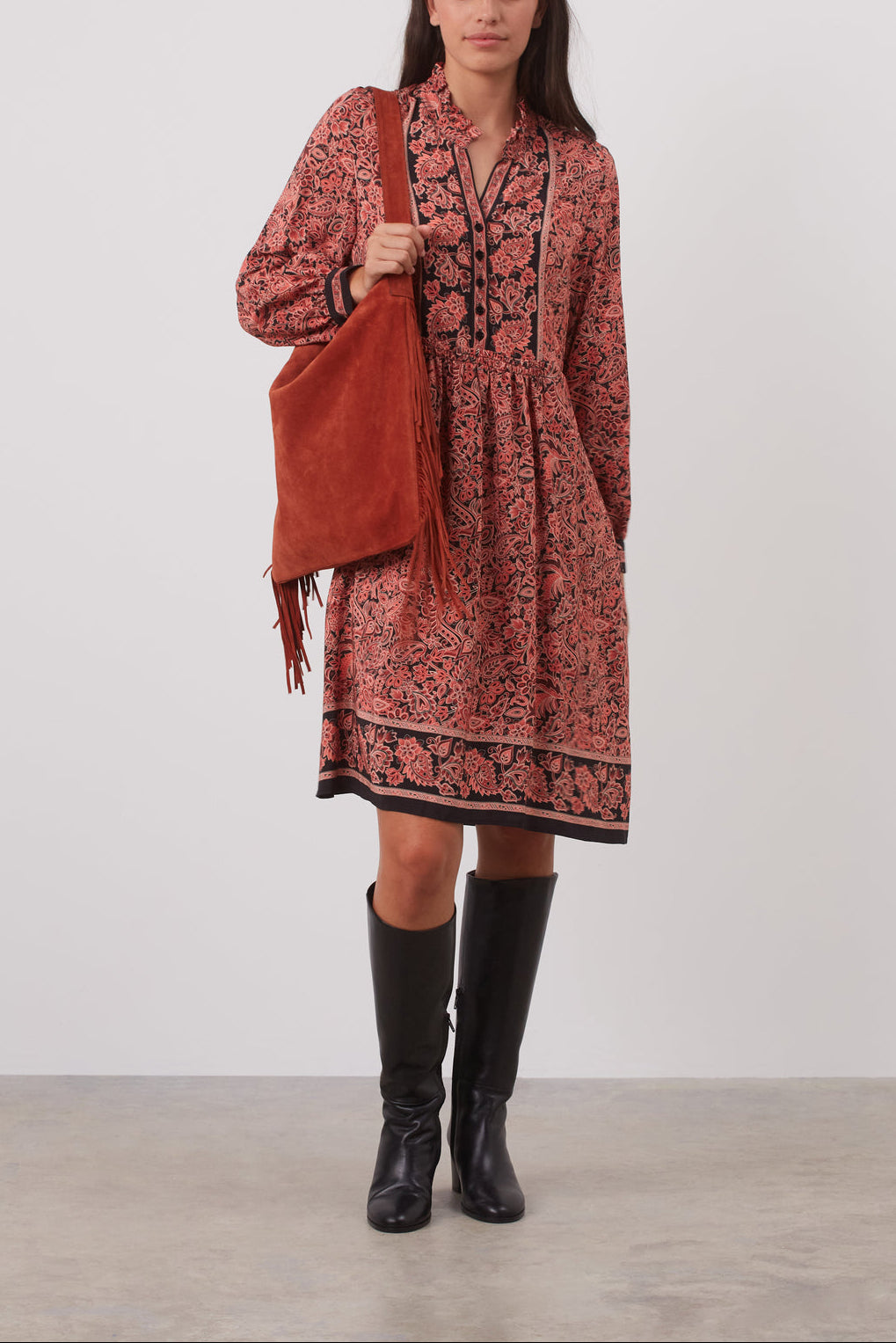 Robe à motif cachemire - JULIETTE Faume - seconde main