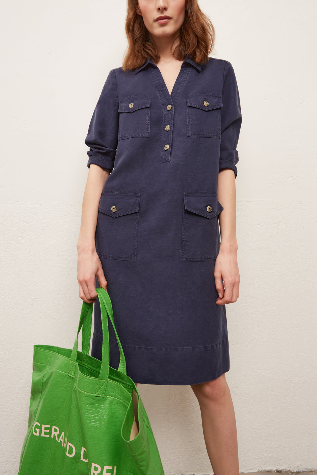 SANTIA - Robe courte loose Faume - seconde main