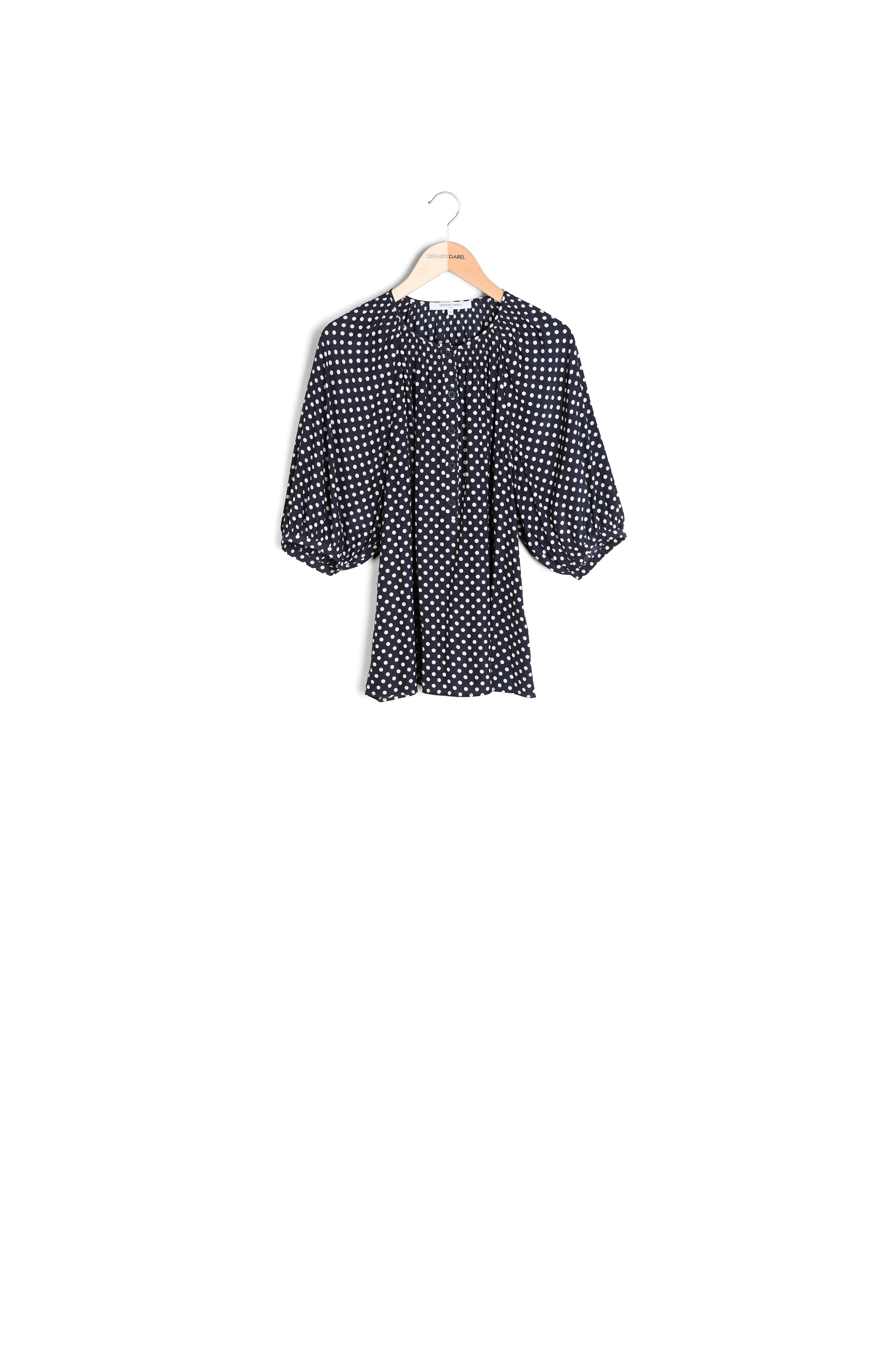 NAELE - Blouse loose en crêpe Faume - seconde main