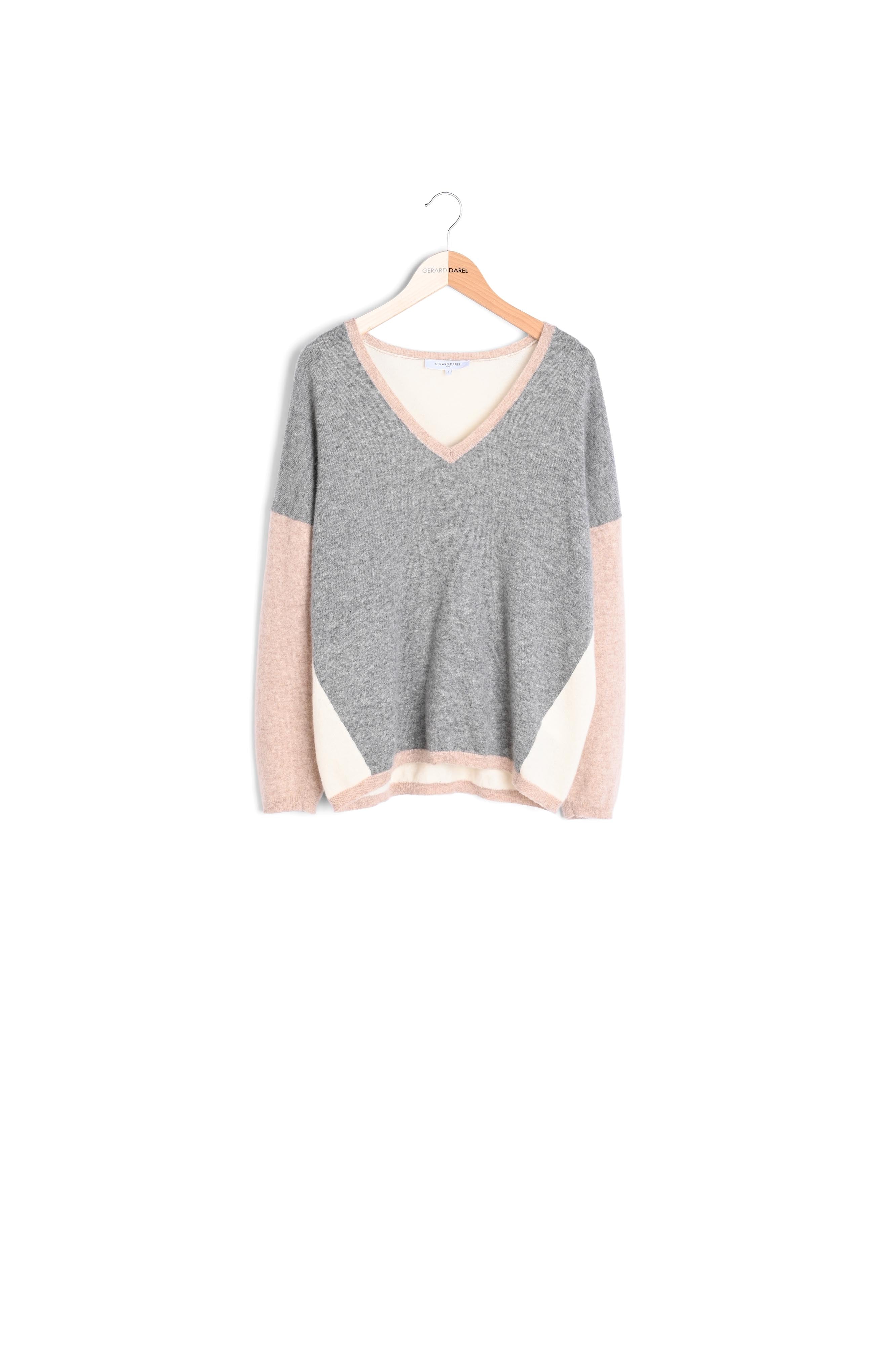 Pull color block en cachemire - LENY Faume - seconde main