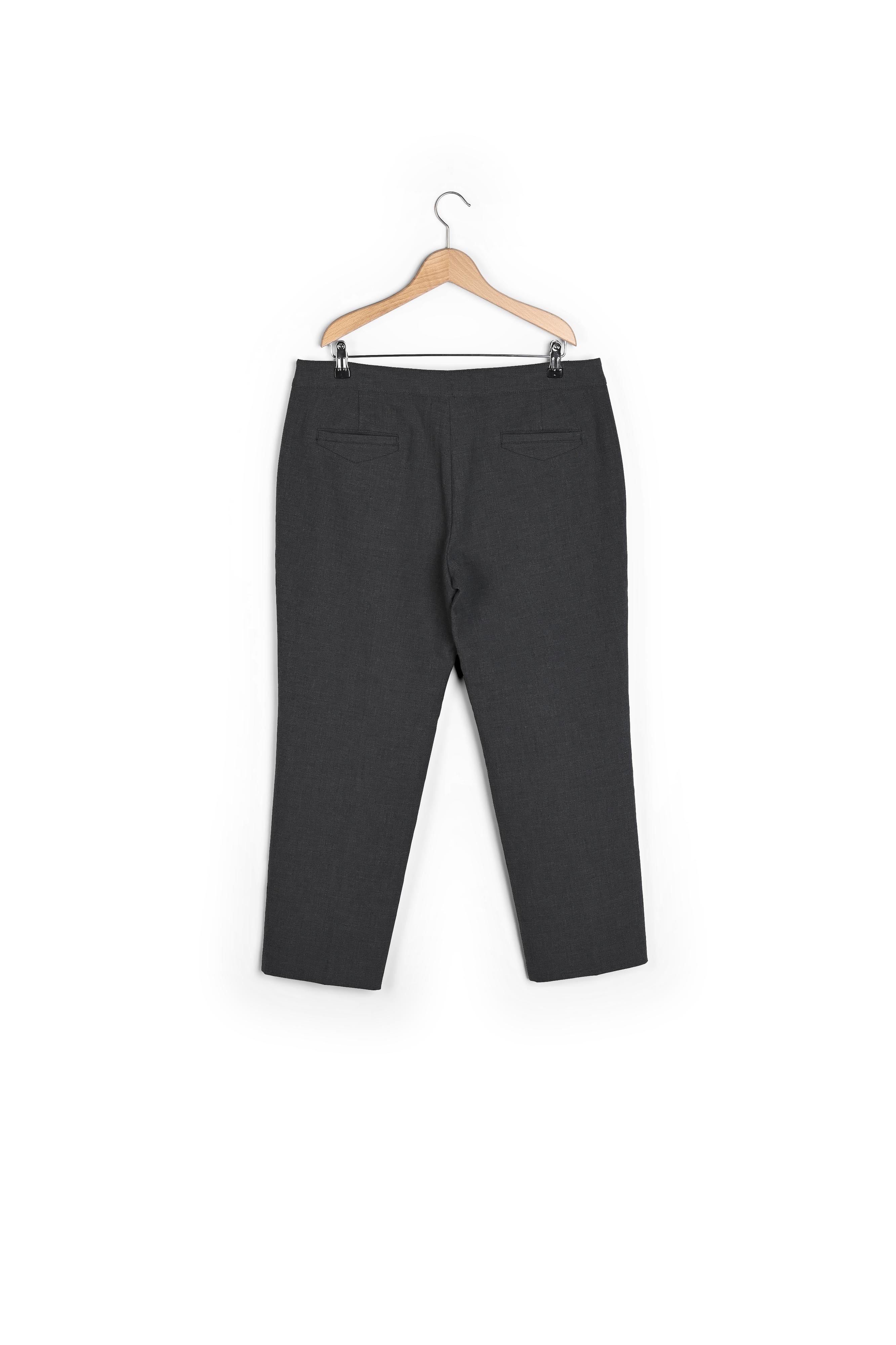 LYSON - Pantalon droit 7/8 en coton épais Faume - seconde main