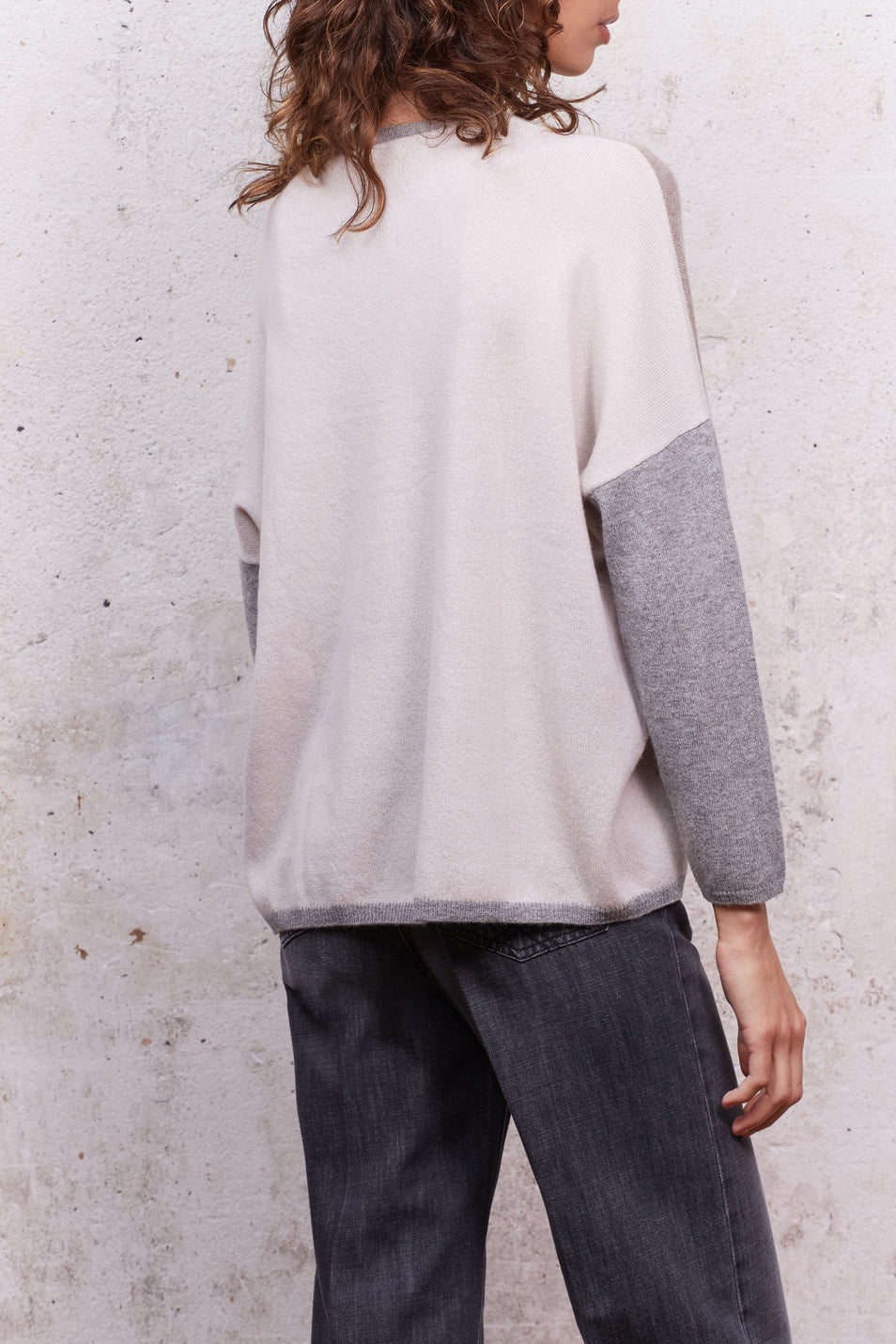 Pull color block en cachemire - LUCIE Faume - seconde main