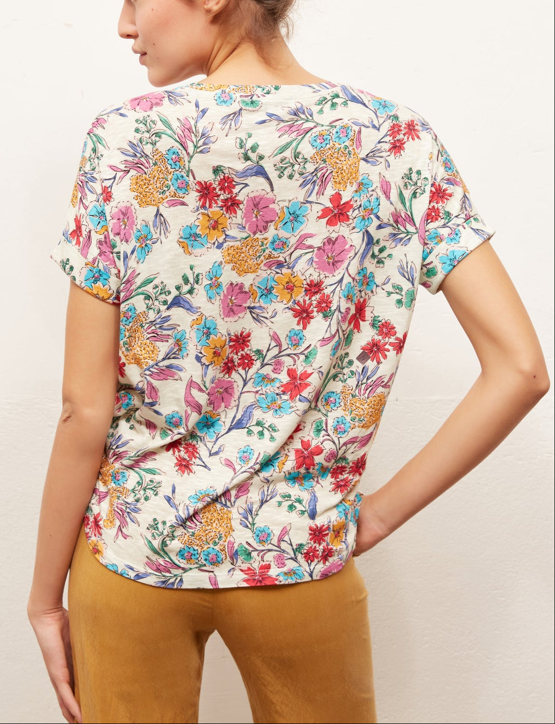 JOAO -Tee-shirt en coton mélangé imprimé Faume - seconde main