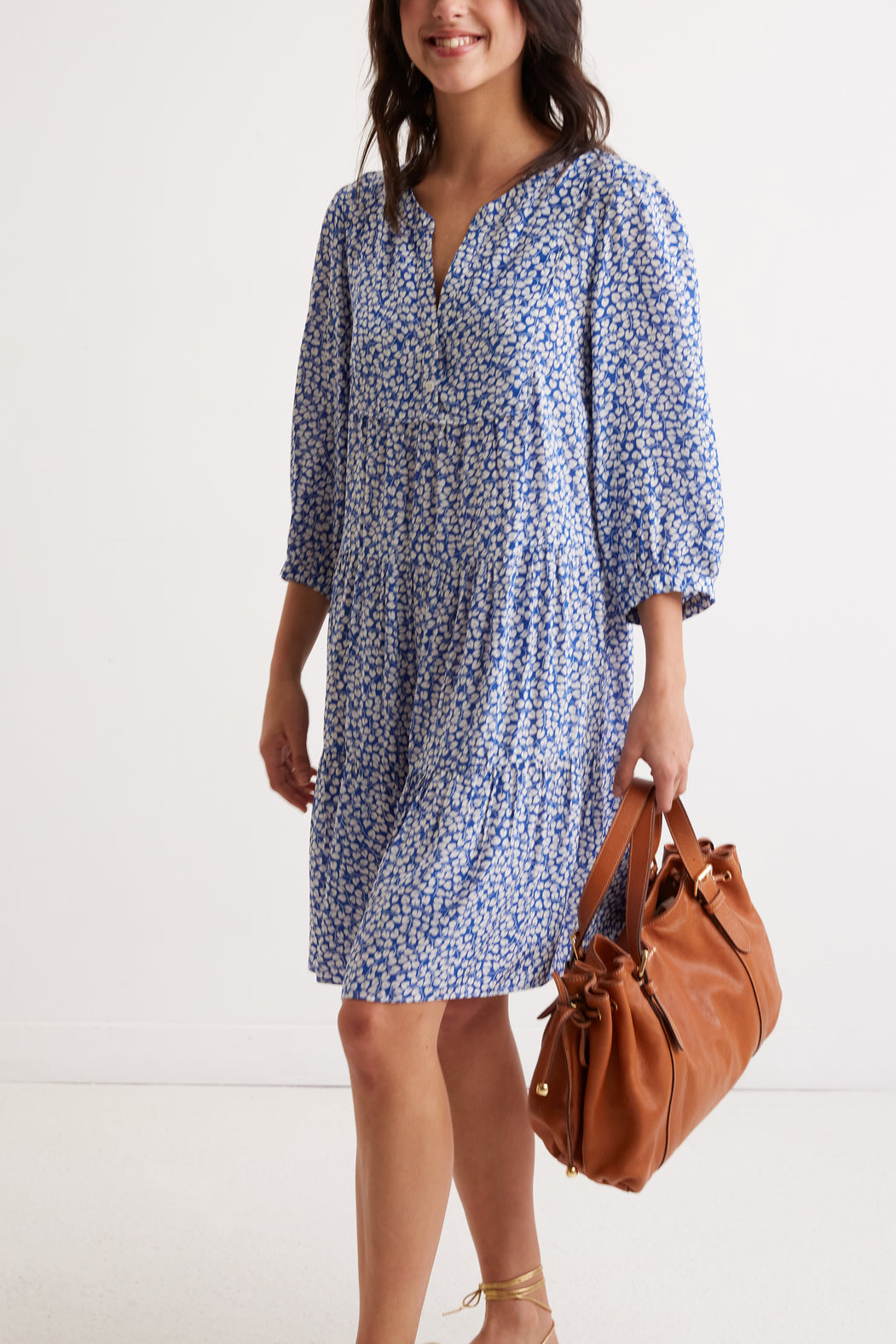 Robe courte à fleurs - JUDITH Faume - seconde main