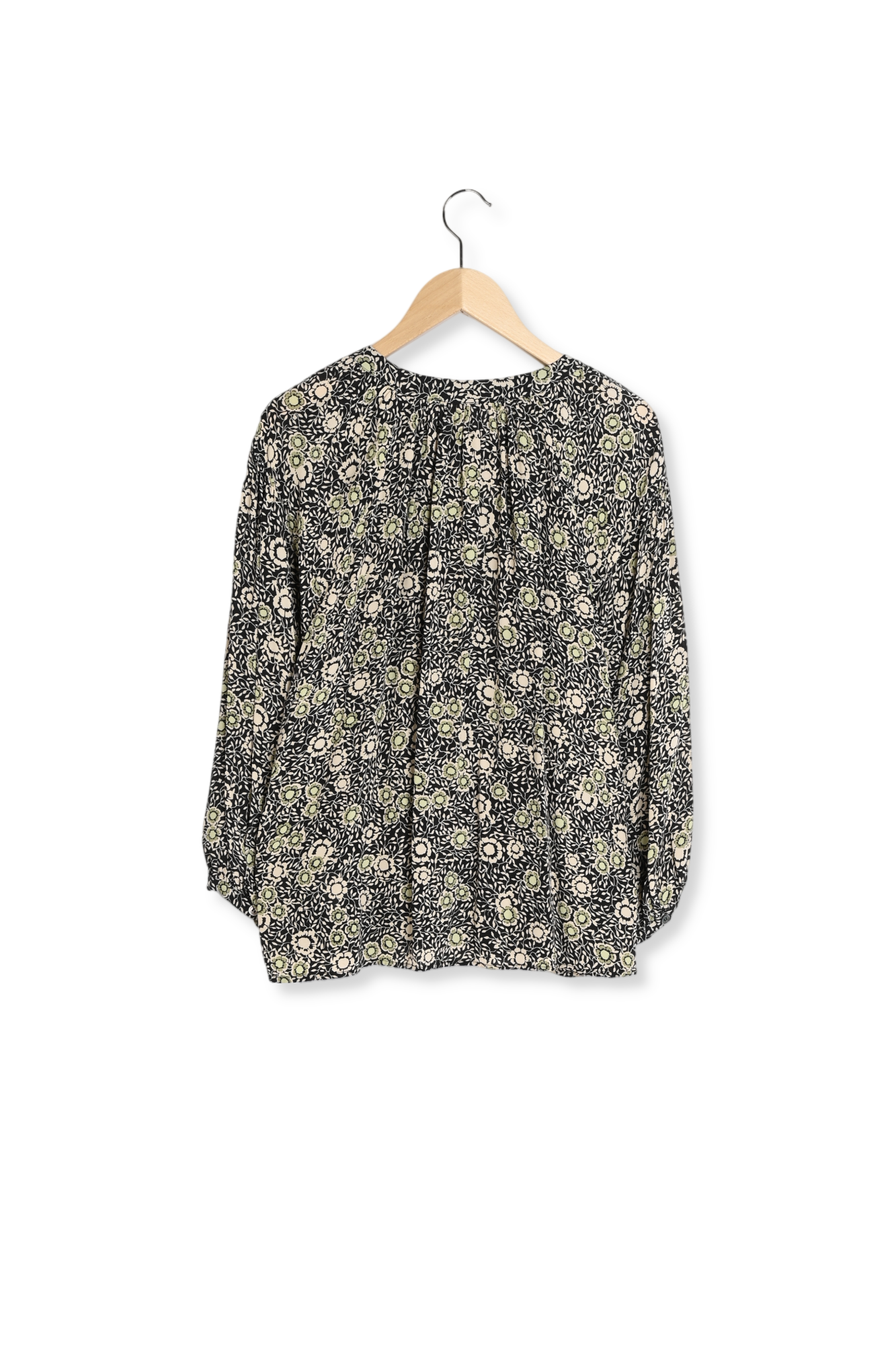 Blouse à fleurs et col rond - ADENA Faume - seconde main