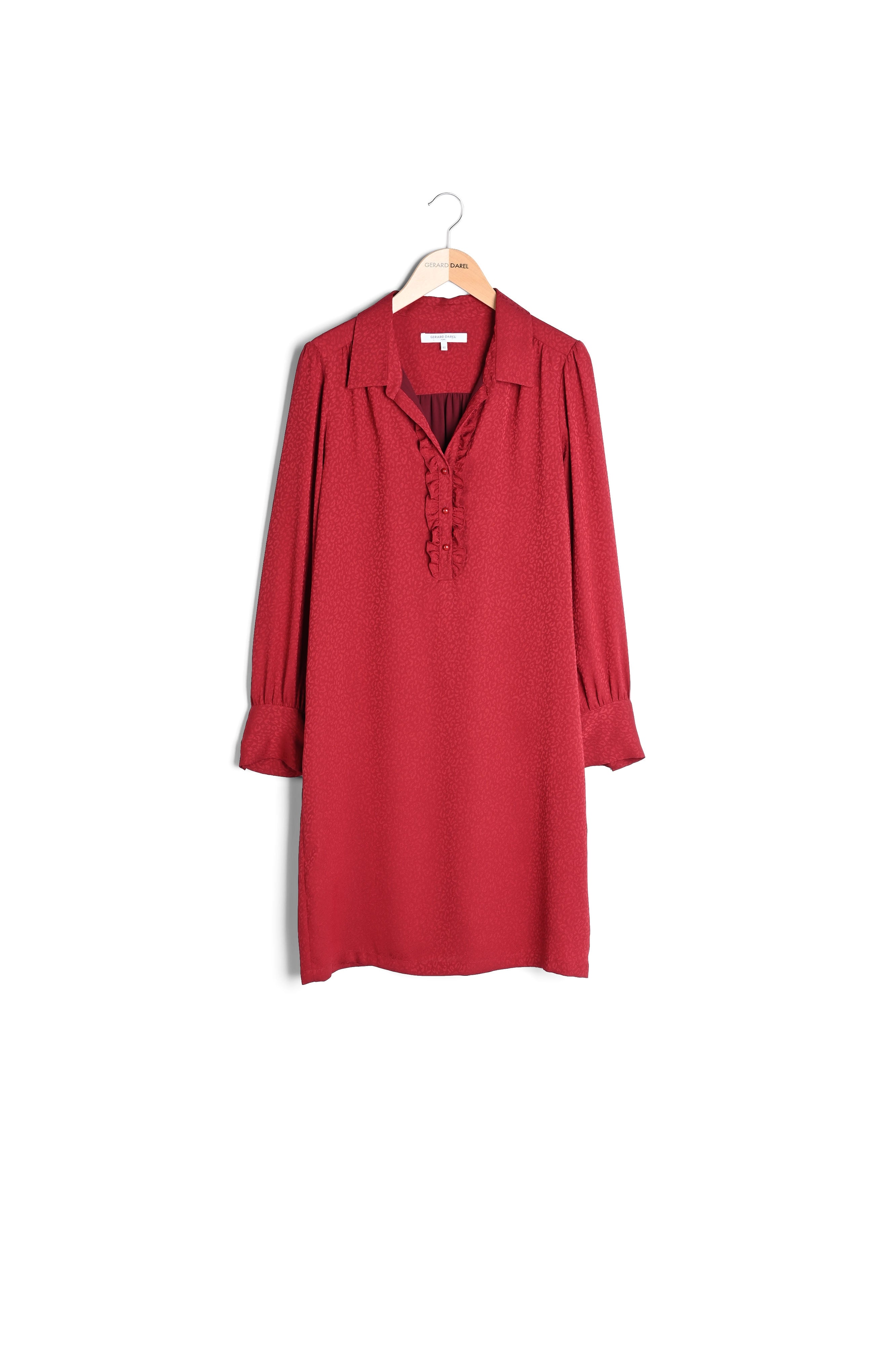 DELLA - Robe jacquard animalier Faume - seconde main