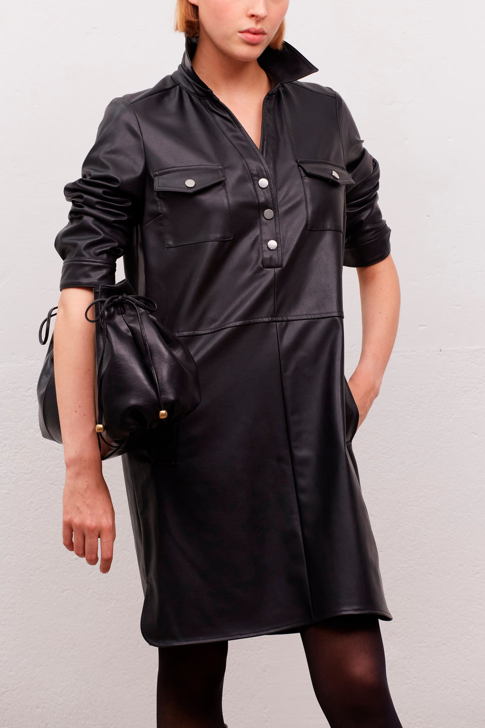 Robe courte en simili - JULIETTE Faume - seconde main