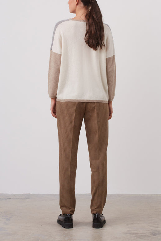 Pull color block en cachemire - LENY Faume - seconde main