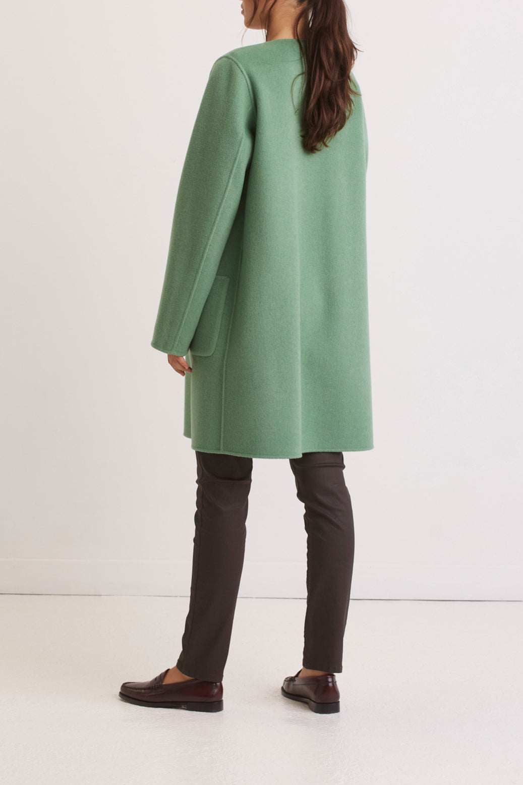 Manteau réversible en laine - SORIA Faume - seconde main