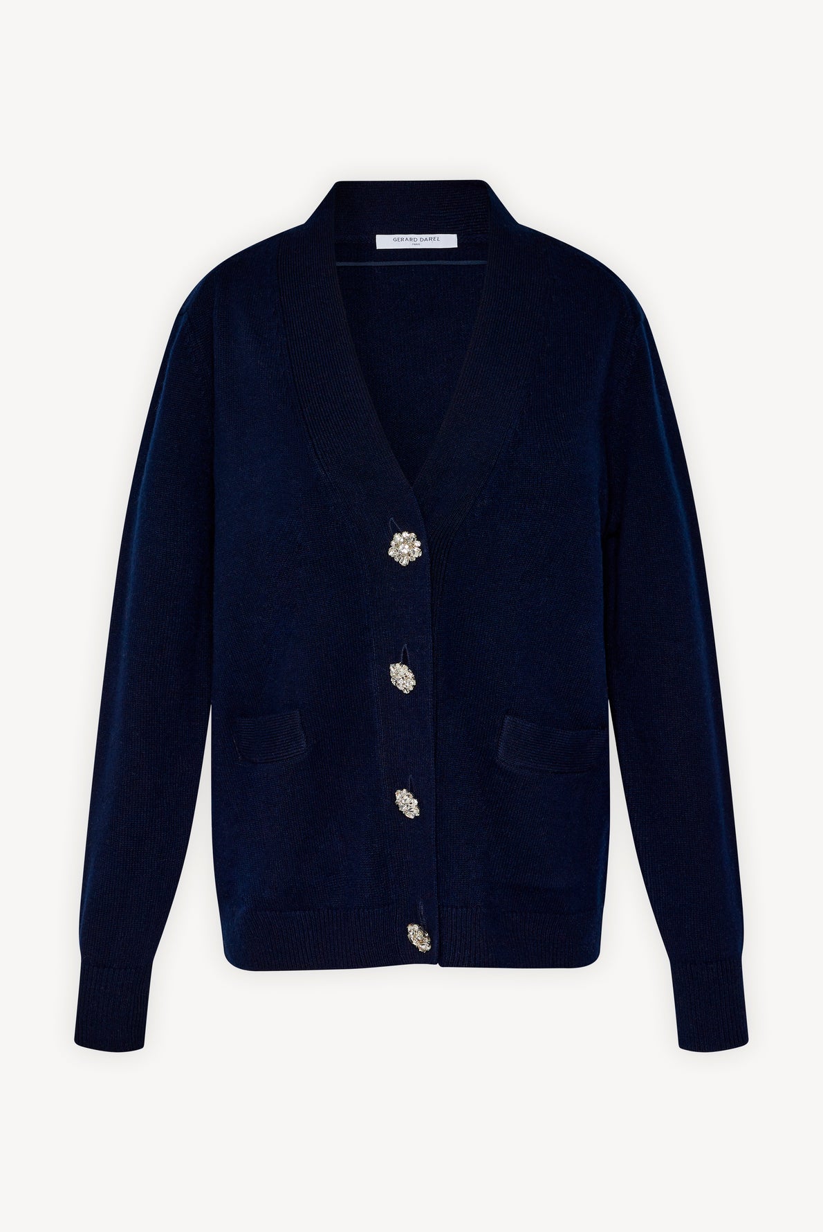 Gilet en laine et cachemire avec boutons bijoux - LEXANE Faume - seconde main