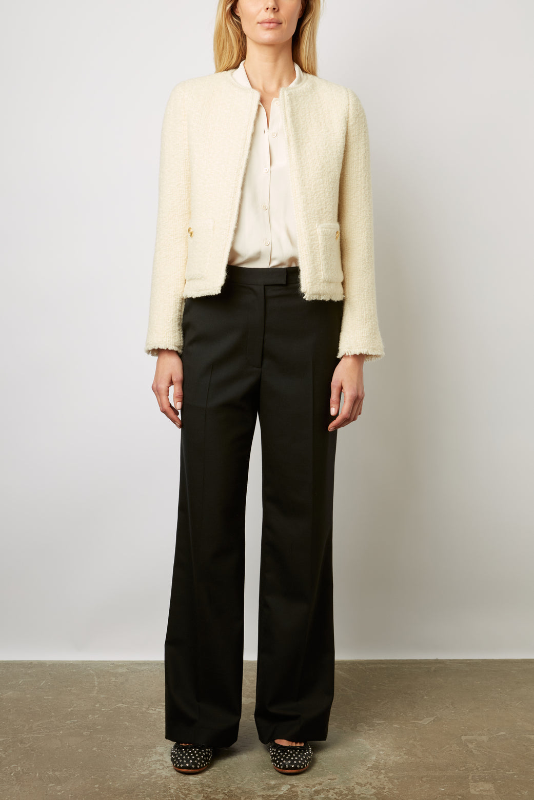 Veste en tweed tissé - ESMEE Faume - seconde main