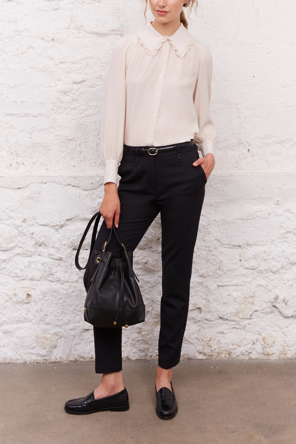 Pantalon 7/8 à rayures tennis - LUCIA Faume - seconde main