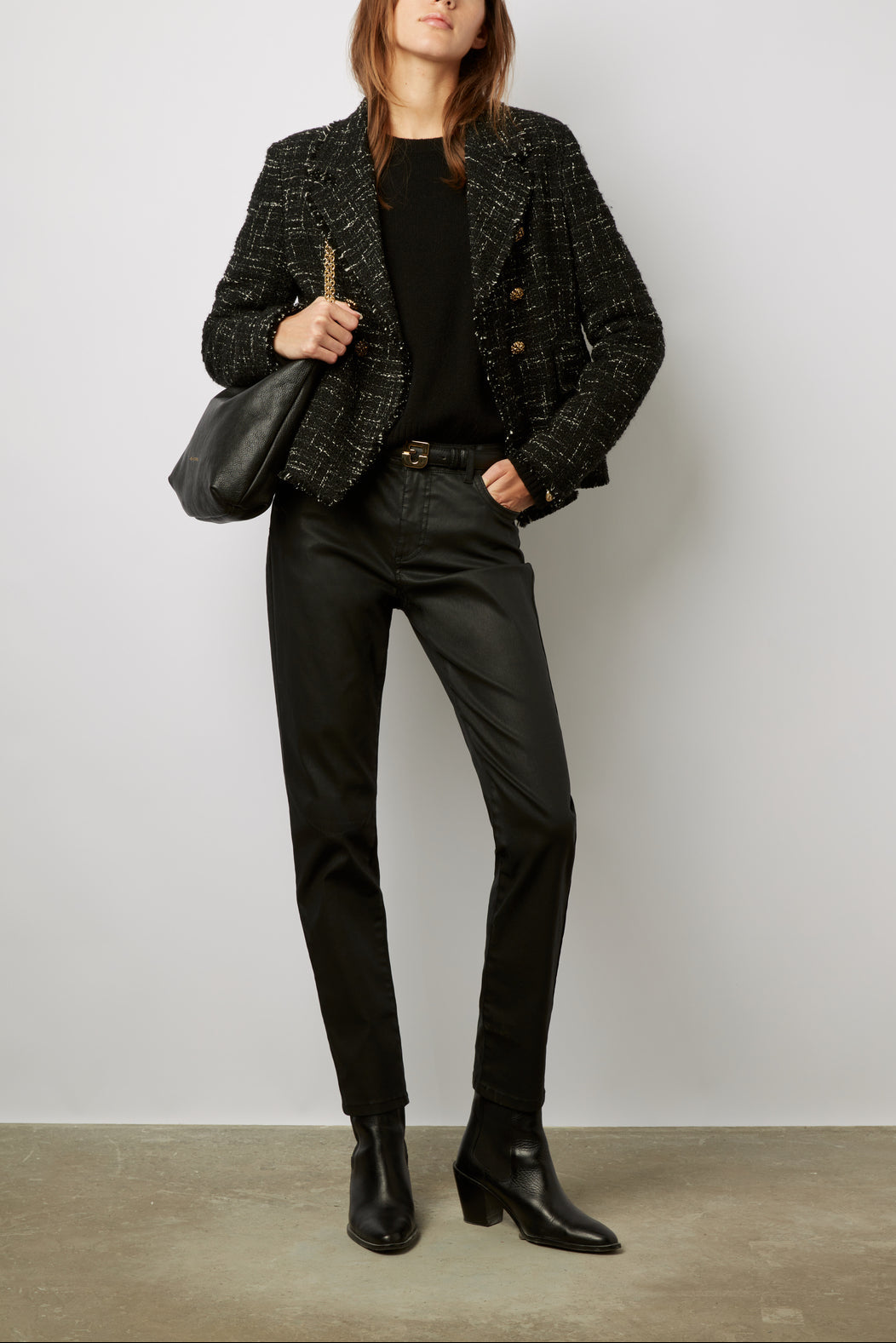 Veste croisée en tweed - NALINI Faume - seconde main